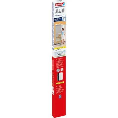 Tesa Moskitiera do drzwi aluminiowa rama biaa 1,0m x 2,2m comfort