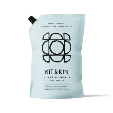 Kit and Kin Naturalny P�yn do mycia szyb i luster, o zapachu grejpfruta 1 l