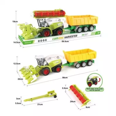 Zestaw kombajnw z przyczep Toys Pawe Wojda