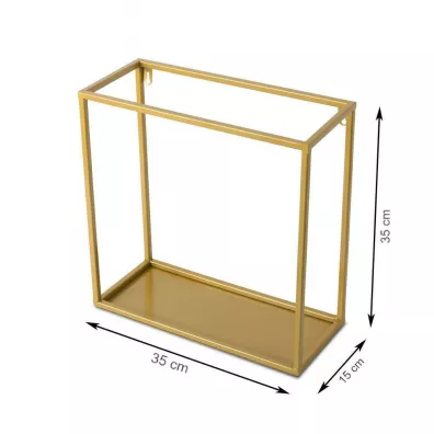 HowHomely Pka wiszca cienna metal 35 cm