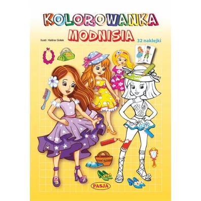 Kolorowanka modnisia - Halina Go�ek