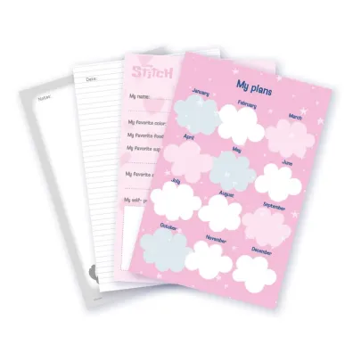 Coolpack, Notes A5/80k. zapi�cie Disney Fluffy Stitch - Black (99534PTR)