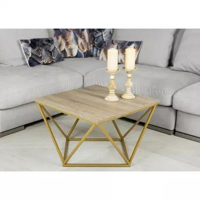 HowHomely Stolik kawowy Curved 60 cm