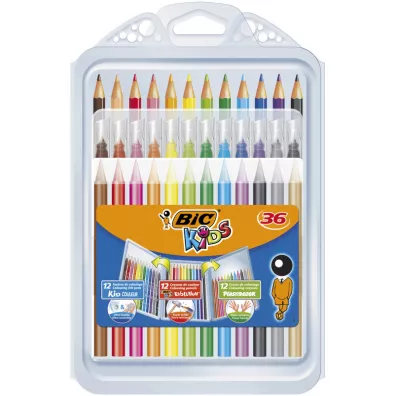 Bic Zestaw koloringowy 3w1 36 szt.