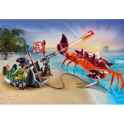Playmobil Pirates Walka z ogromnym krabem 71532