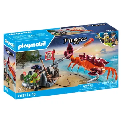 Playmobil Pirates Walka z ogromnym krabem 71532