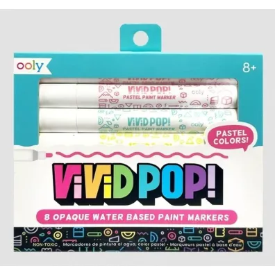 Ooly Markery Akrylowe Vivid Pop!! Pastelowe 8 szt.