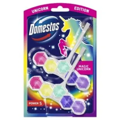 Domestos Power 5 Magic Unicorn Kostka toaletowa 2 szt.