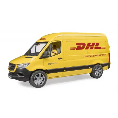 MB Sprinter DHL z figurk� kuriera i z akcesoriami BRUDER BR-02671