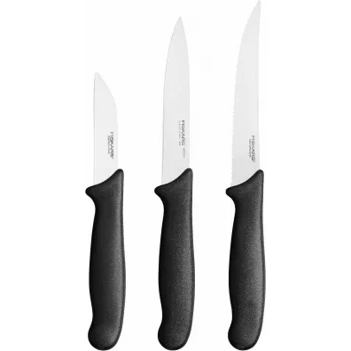 Fiskars Zestaw 3 noy do warzyw essential