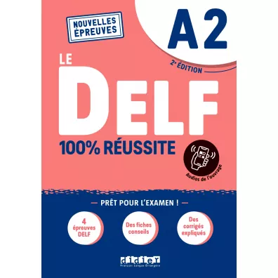DELF A2 100% reussite podr�cznik + zawarto�� online Nowa formu�a 2021 - Dorothee Dupleix, Catherine Houssa, Marie Rabin