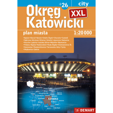 Plan miasta Okręg Katowicki +26 1:20 000