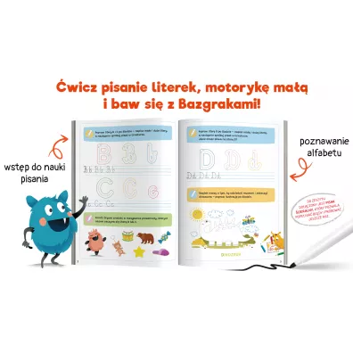 Bazgraki pisz po ladzie. Literki. Kapitan Nauka