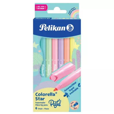 Pelikan Flamastry Colorella Pastell 6 szt.