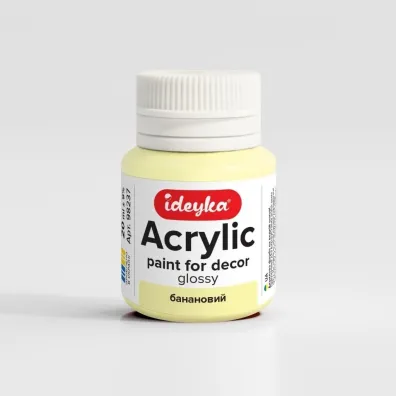 Ideyka Farba akrylowa Banan 20ml