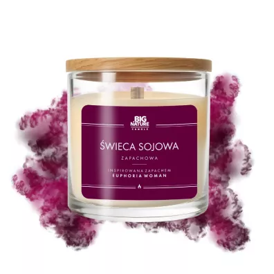 Big Nature �wieca sojowa zap. insp. EUPHORIA WOMAN 225 g
