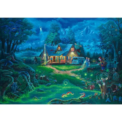 Puzzle PQ 1000 el. Nawiedzony dom Schmidt