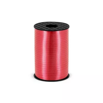 PartyDeco Wst��ka plastikowa czerwona 5mm x 225m 225 m