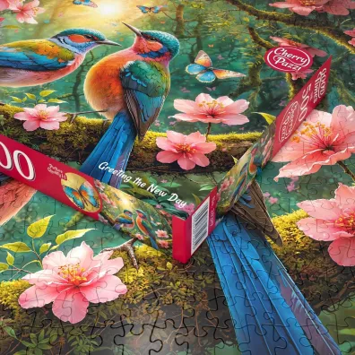 Puzzle 500 el. Greeting the New Day CherryPazzi