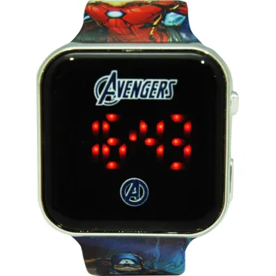 Zegarek LED z kalendarzem Avengers AVG4706