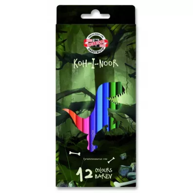 Koh-I-Noor Kredki Dino 3592 12 szt.