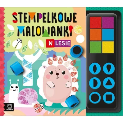 Stempelkowe malowanki. W lesie - Agnieszka Bator