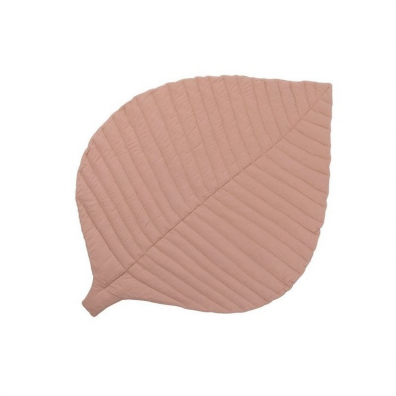 Toddlekind Mata do zabawy z bawełny organicznej w kształcie liścia Leaf Mat Sea Shell