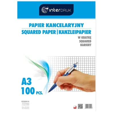 Interdruk Papier kancelaryjny A3 100 kartek