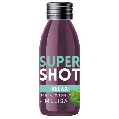 Purella Superfoods SuperShot Relax imbir + sok z wini + melisa 60 ml