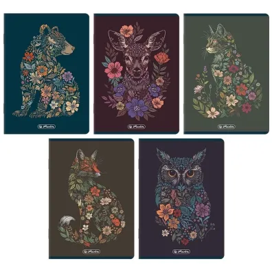 Zeszyt Herlitz Premium Florimals A5/32k kratka z marginesem, 1 szt