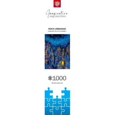 Puzzle 1000 el. Imagination: Roch Urbaniak Concert on the Chimney/Koncert na kominie Good Loot
