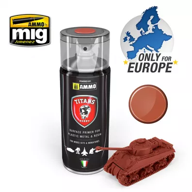 Ammo: Titans Matt Primer - Rust Base 400 ml