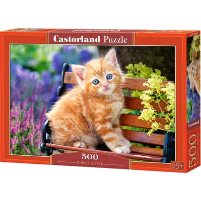 Puzzle 500 el. Rudy kociak Castorland