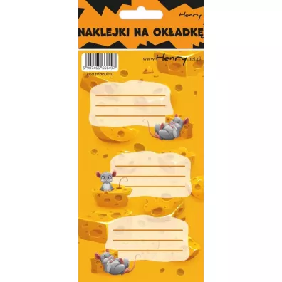 Henry Naklejki na zeszyty Ser 12 szt.