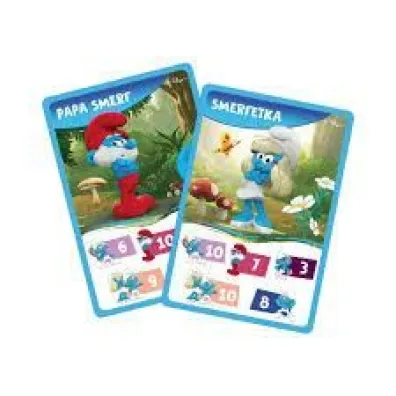 Gra Top Trumps Juniors Smerfy