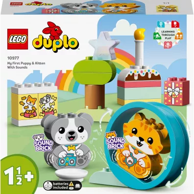 LEGO DUPLO Mj pierwszy szczeniak i kotek z odgosami 10977