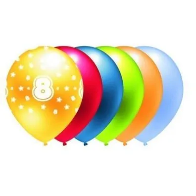 GoParty Balon metalik 8 mix kolor�w