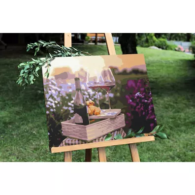 Twoje Hobby Malowanie po numerach - Romans w lawendzie 40x50cm