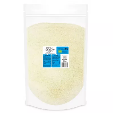 Horeca Cukier trzcinowy jasny 5 kg Bio