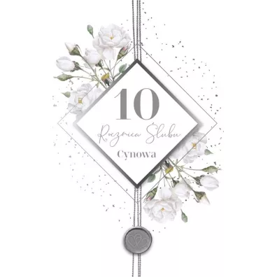 Armin Style Karnet Rocznica �lubu 10 LUX-71