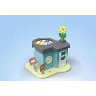 Playmobil Junior Hotel dla zwierz�t z dozownikiem pokarmu 71690