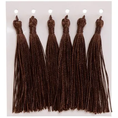 Brewis Fr�dzelki chwosty ozdobne br�zowe 8cm