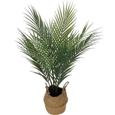 ProGarden Palma sztuczna w plecionym koszu 64 cm