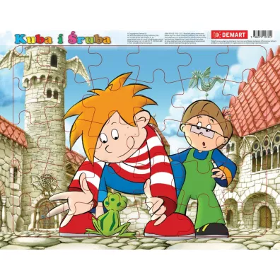 Puzzle ramkowe 30 el. Kuba i �ruba Demart