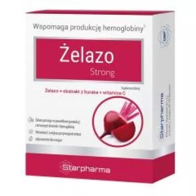 Starpharma �elazo Strong Suplement diety 30 kaps.