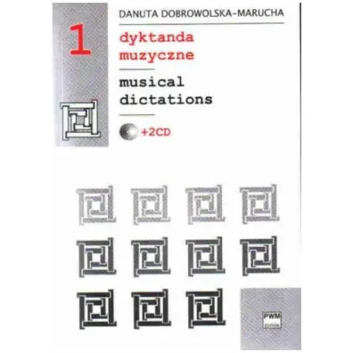 Dyktanda muzyczne + 2 p�yty CD. Cz�� 1 - Danuta  Dobrowolska-Marucha