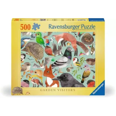 Puzzle 500 el. 2D Mieszka�cy ogrod�w Ravensburger