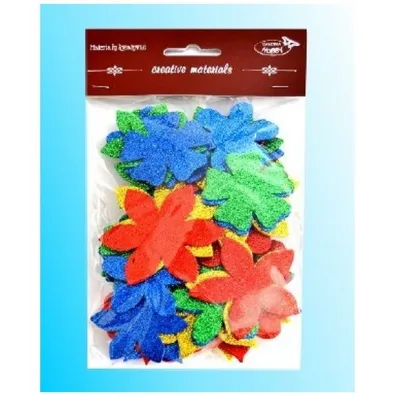 Galeria Hobby Kwiatki brokatowe 60 szt.