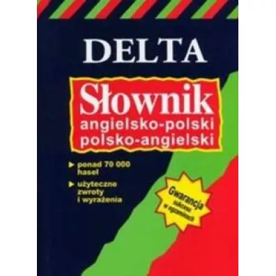 S�ownik angielsko-polski, polsko-angielski DELTA - El�bieta Mizera