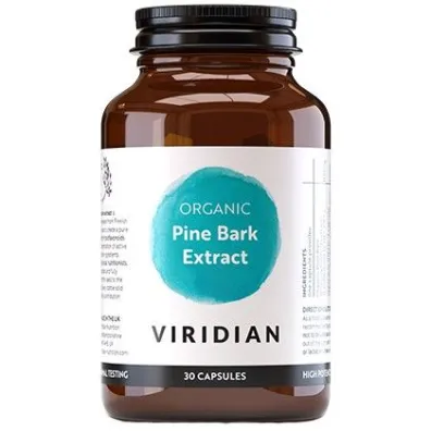 Viridian Ekologiczny ekstrakt z kory sosny - suplement diety 30 kaps. Bio